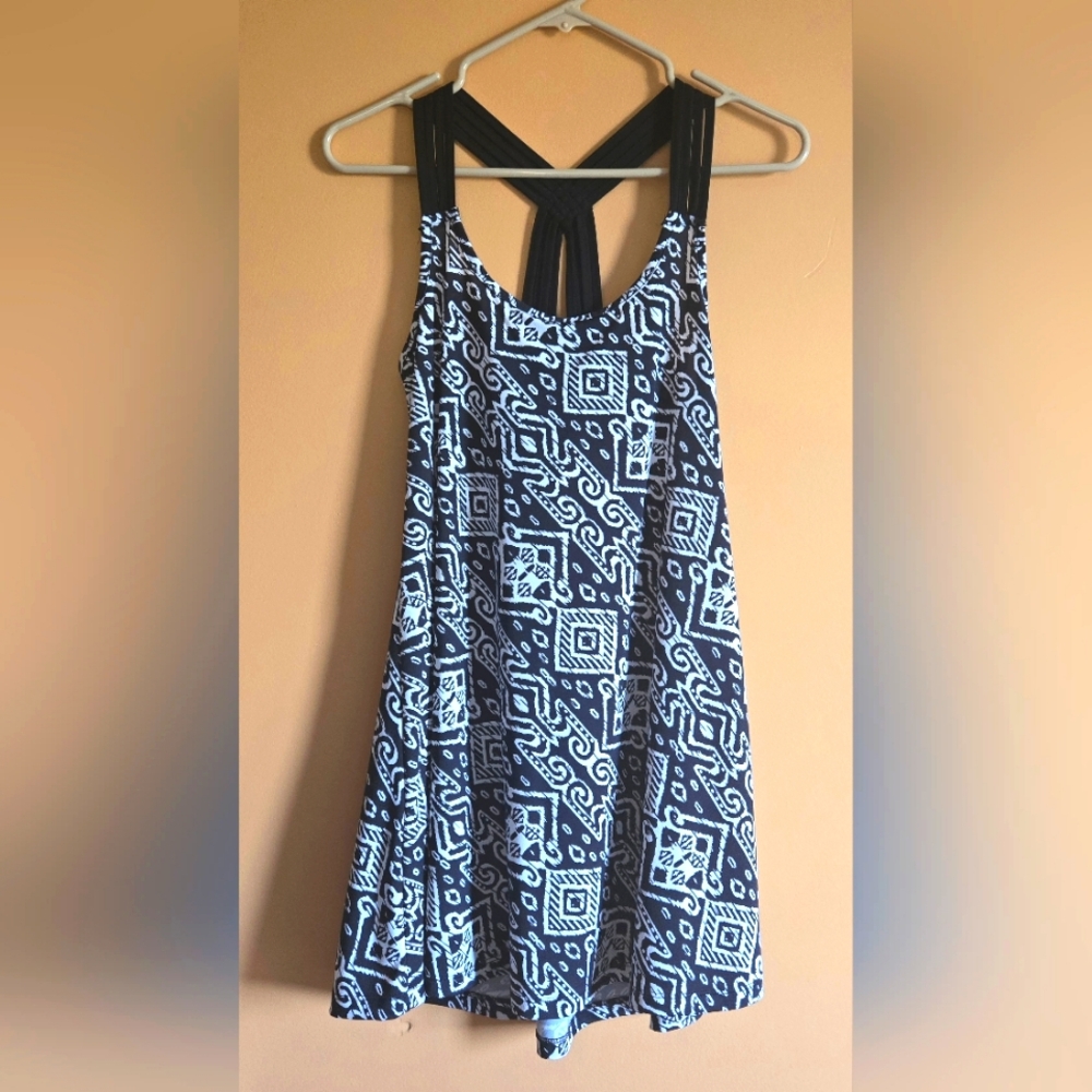 Portocruz Boho Geometric Flowy Tank, PTP=16"